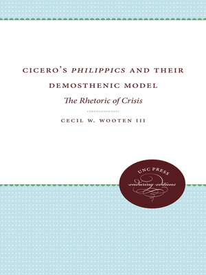 cover image of Cicero's Philippics and Their Demosthenic Model
